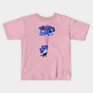 Balloons and Cat Kids T-Shirt